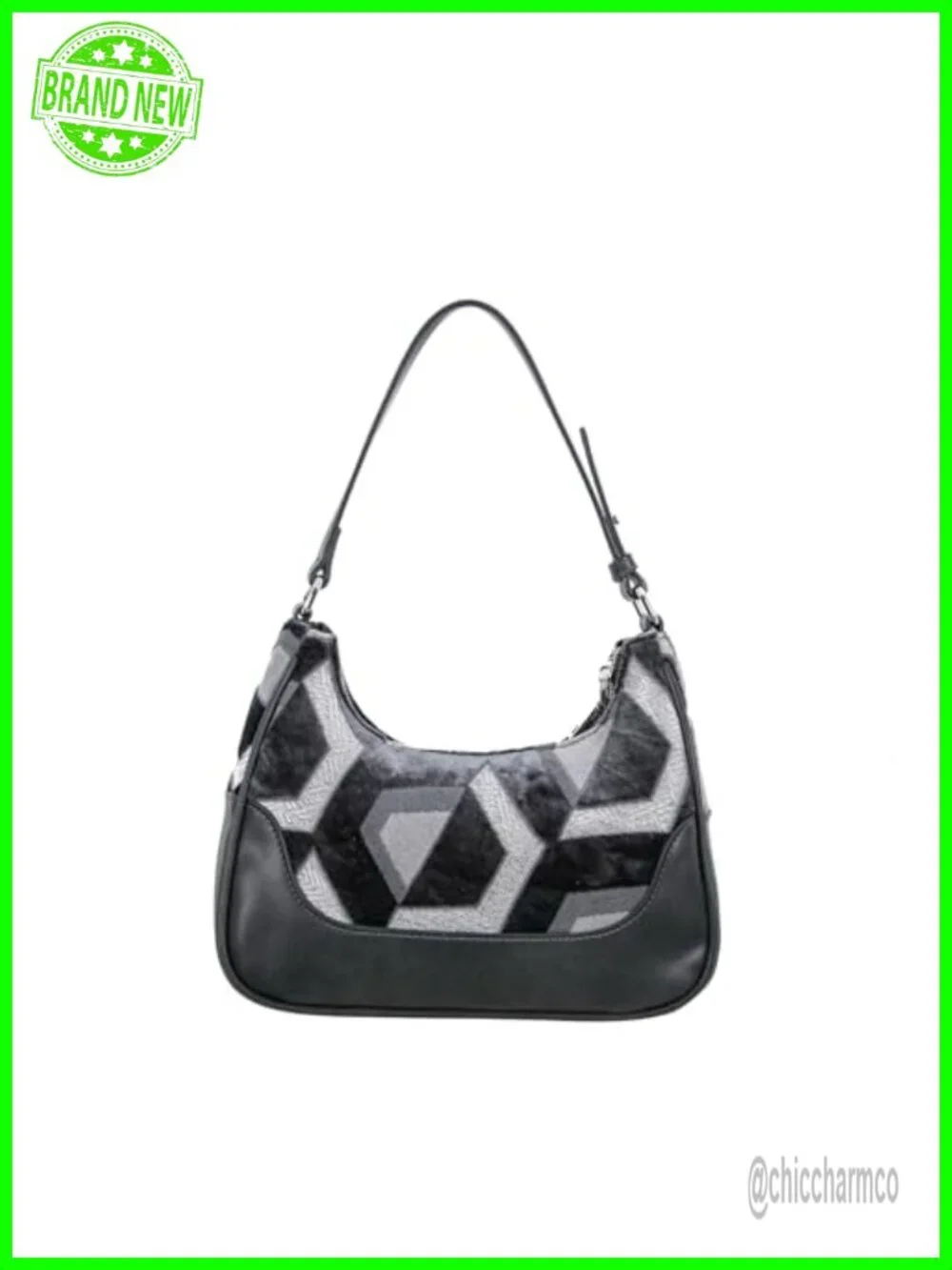 Vintage Leather Hobo Crossbody Bag with 2 Removable Straps